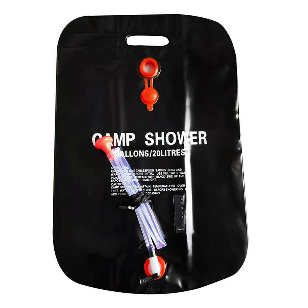 20L Portable  Camping Shower: Compact Solar-Powered Bath Bag