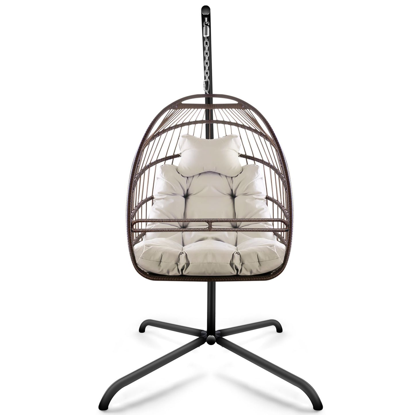 Indoor Outdoor Durable Swing Egg Chair with Stand