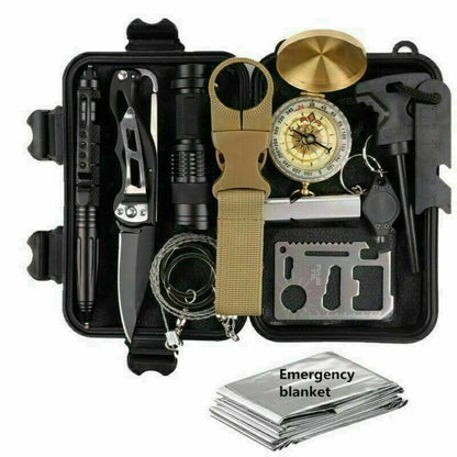 14-Piece Outdoor Survival Kit