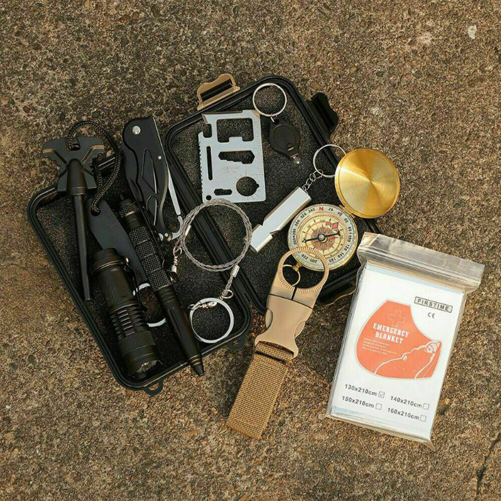 14-Piece Outdoor Survival Kit